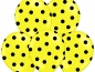 Preview: Ballons 6er Set - schwarz/gelb
