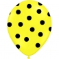 Preview: Ballons 6er Set - schwarz/gelb