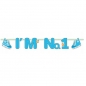 Preview: Geburtstagsbanner - I'm No.1 - blau