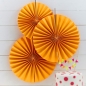Preview: Dekofächer 3er Set Neon - orange