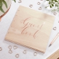Preview: gaestebuch-holz-rosegold-botanics