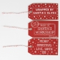 Preview: Geschenkanhänger 15er Set Weihnachten - rot
