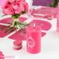 Preview: Hochzeitskerze Just Married pink