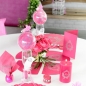 Preview: Hochzeitskerze Just Married pink