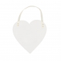 Preview: Hochzeitsschild Herz Happily Ever After - gold/weiß