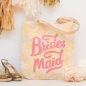 Preview: Jutebeutel - Bridesmaid - floral rosa