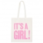 Preview: Jutebeutel - It's A Girl - rosa
