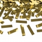 Preview: Konfettikanone 60cm - gold metallic