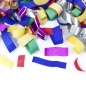 Preview: Konfettikanone Luftschlangen 40cm - metallic bunt