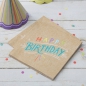 Preview: papierservietten-happy-birthday-kraftpapier