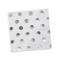 Preview: papierservietten-pick-and-mix-gold-punkte-weiss-1