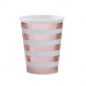 Preview: party-becher-mint-pink-streifen-hello-world-1