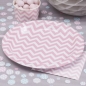Preview: Party-Teller Chevron Divine - rosa