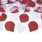 Preview: Konfettikanone Herzen & Rosen 50cm - rot/weiß