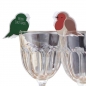 Preview: Platzkarten fürs Glas Rotkehlchen Merry Christmas