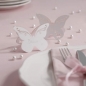 Preview: Platzkarten Schmetterling - weiß