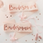 Preview: Schärpe Bridesmaid 2er Pack - roségold/rosa