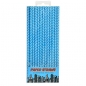 Preview: Strohhalme Superhero - blau Chevron
