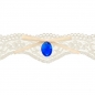Preview: Lace garter with a decorative hot fix cream