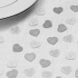 Preview: tischkonfetti-herzen-just-married-silber-weiss