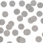 Preview: tischkonfetti-kreise-silber-glitzer-metallic-1