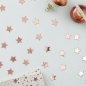 Preview: Konfetti Sterne - roségold