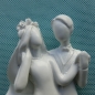 Preview: Tortenfigur klassisch weiß - Hochzeitsfoto