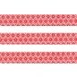 Preview: Washi Masking Tape Asanoah - rot/weiß