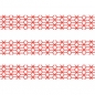 Preview: Washi Masking Tape Backsteine - rot/weiß