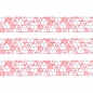 Preview: Washi Masking Tape Blumen - weiß/blau/rosa