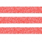 Preview: Washi Masking Tape Blumen - weiß/rot