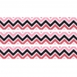 Preview: Washi Masking Tape Chevron - rosa/pink/schwarz