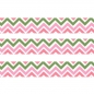 Preview: Washi Masking Tape Chevron - rosa/pink/grün