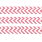 Preview: Washi Masking Tape Chevron - weiß/rosa