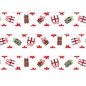 Preview: Washi Masking Tape Geschenke - rot/weiß