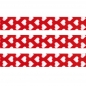 Preview: Washi Masking Tape Herzen - weiß/rot