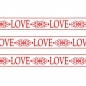 Preview: Washi Masking Tape Love - rot/weiß