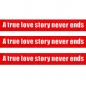 Preview: Washi Masking Tape Love Story - weiß/rot
