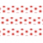 Preview: Washi Masking Tape Schneeflocken - rot/weiß