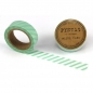Preview: Washi Masking Tape Stripes - mint/white