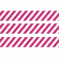 Preview: Washi Masking Tape Streifen - pink/weiß