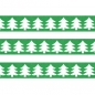 Preview: Washi Masking Tape Tannenbaum - weiß/grün