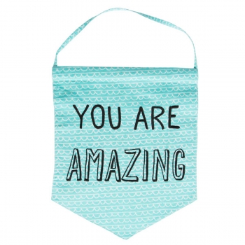 Banner You Are Amazing - schwarz/blau