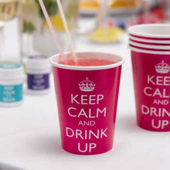 Party-Becher Keep Calm - pink