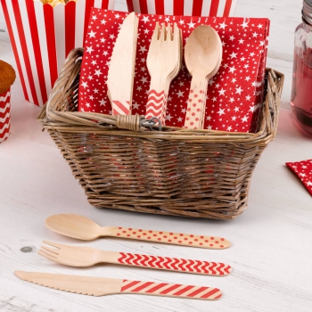Carnival - Cutlery Set - Red
