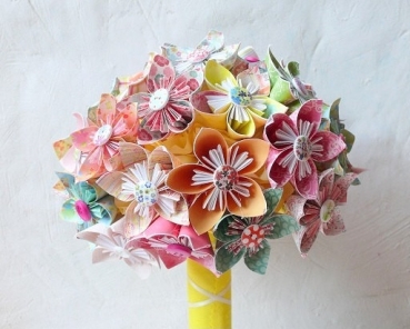 Origami Brautstrauß