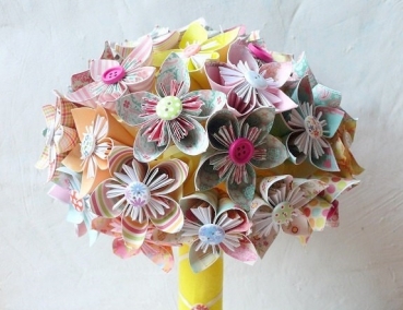 Origami Brautstrauß