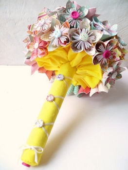 Origami Brautstrauß