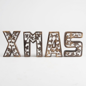 Buchstaben Weihnachtsdeko XMAS