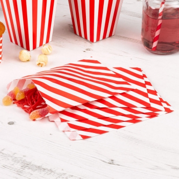 Carnival - Sweetie Bags - Stripes Red